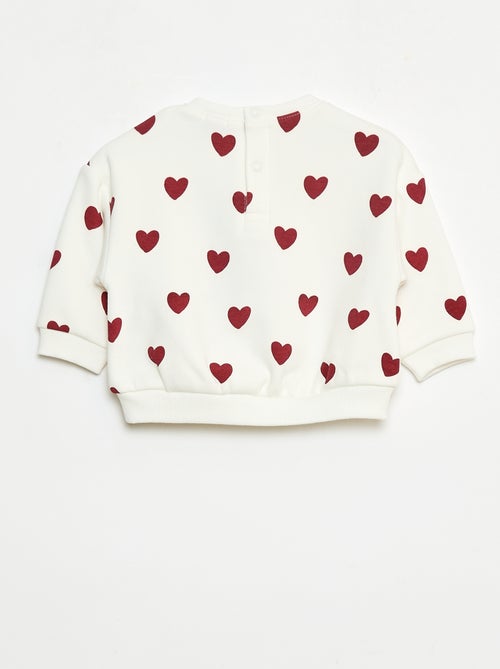 Pull polaire à motif - Kiabi