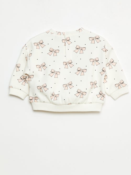 Pull polaire à motif - Kiabi