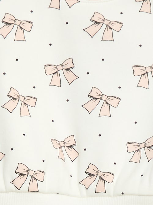 Pull polaire à motif - Kiabi