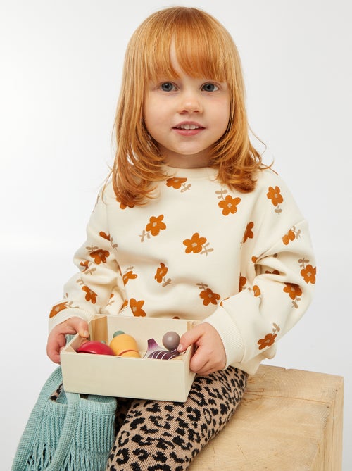 Pull polaire à motif - Kiabi