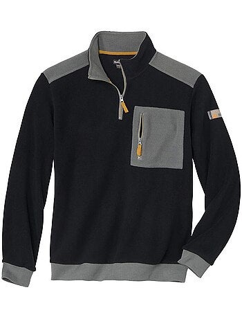 Pull polaire col zippé - atlas for men