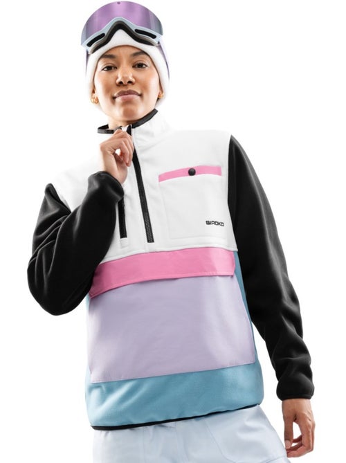 Pull polaire demi-zip femme femme vinicunca-w - Kiabi