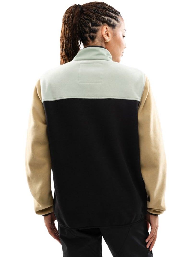 Pull polaire demi-zip femme femme vinicunca-w olive Vert - Kiabi