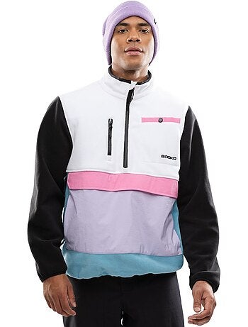 Pull polaire demi-zip homme homme vinicunca