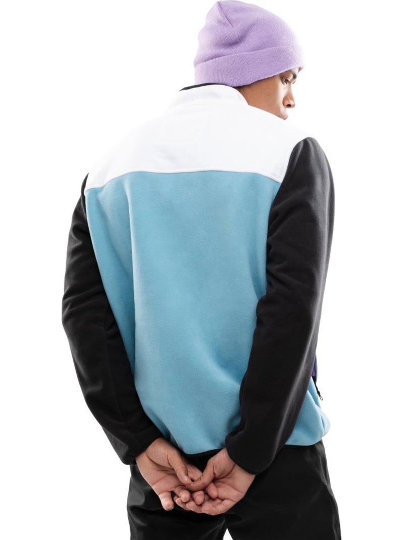 Pull polaire demi-zip homme homme vinicunca Blanc - Kiabi