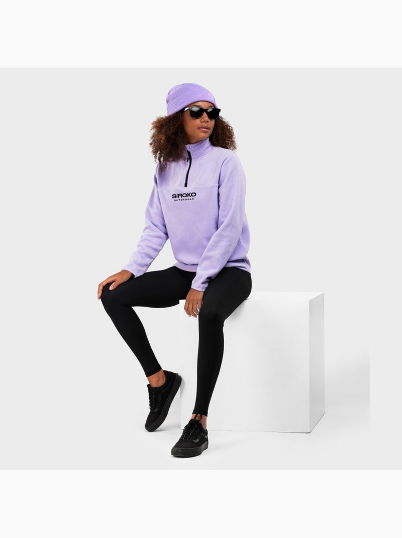 Pull polaire épais femme sports d'hiver femme aurora-w Lavande - Kiabi