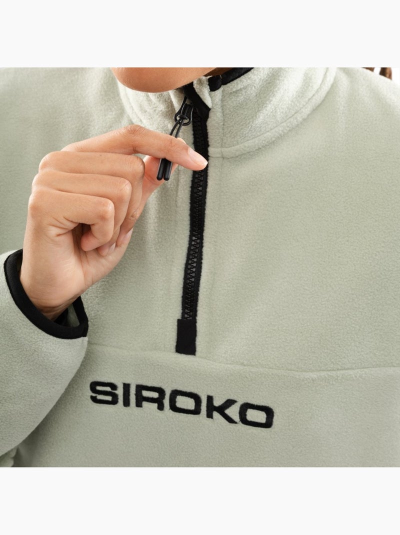 Pull polaire épais femme sports d'hiver femme myoko-w Vert - Kiabi