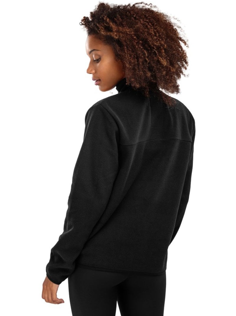 Pull polaire épais femme sports d'hiver femme shadow-w Noir - Kiabi