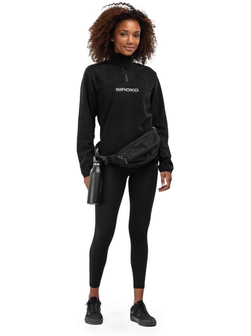 Pull polaire épais femme sports d'hiver femme shadow-w Noir - Kiabi