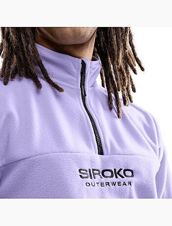 Pull polaire épais homme sports d'hiver homme aurora