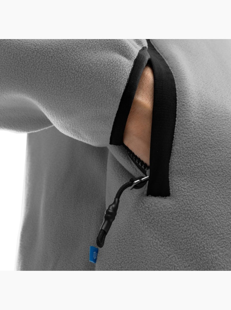Pull polaire épais homme sports d'hiver homme koli Blanc Gris - Kiabi