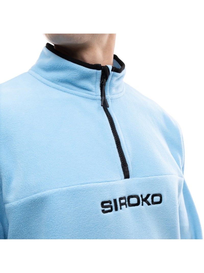Pull polaire épais homme sports d'hiver homme momji Bleu - Kiabi
