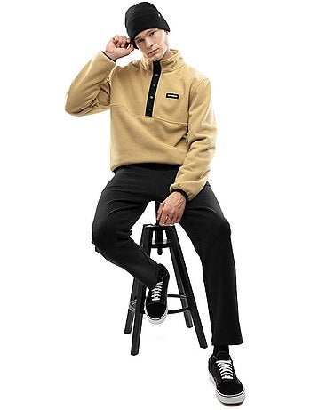 Pull polaire épais homme sports d'hiver homme yari