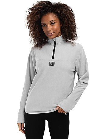 Pull polaire fin femme sports d'hiver femme limestone-w