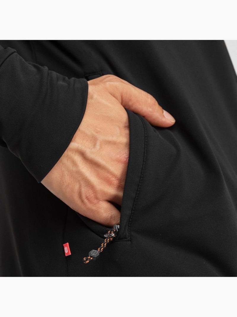 Pull polaire randonnée homme randonnée homme platte Noir - Kiabi