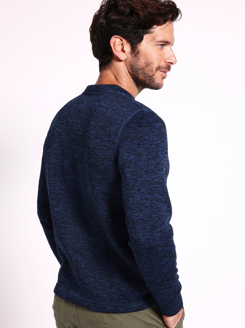 Pull polaire thermolactyl homme - damartsport Bleu - Kiabi
