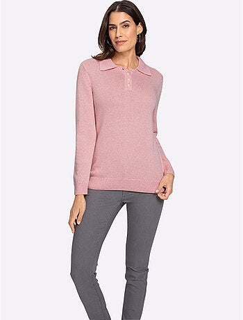 Pull polo 50% coton - taille standard - witt