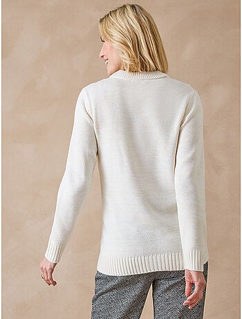 Pull polo avec torsades - DAXON