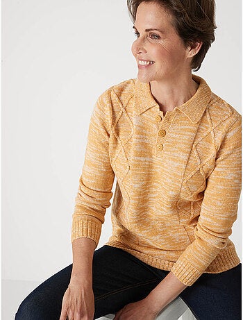 Pull polo avec torsades - DAXON