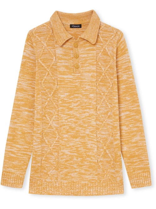 Pull polo avec torsades - DAXON - Kiabi