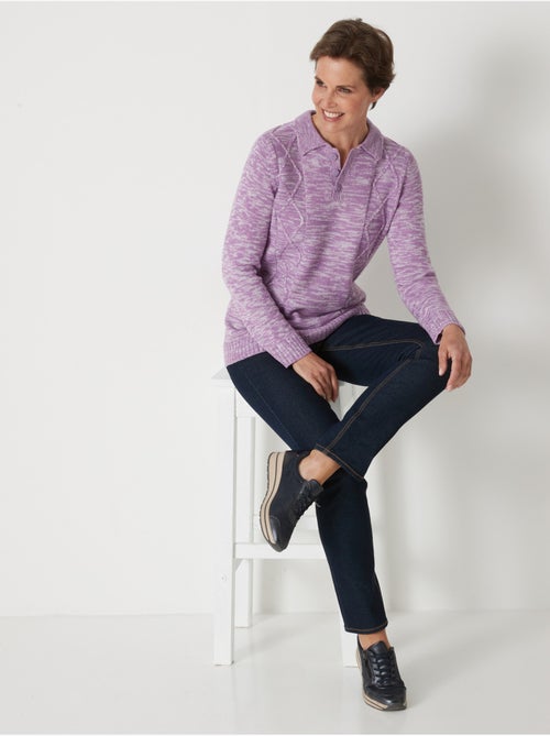 Pull polo avec torsades - DAXON - Kiabi