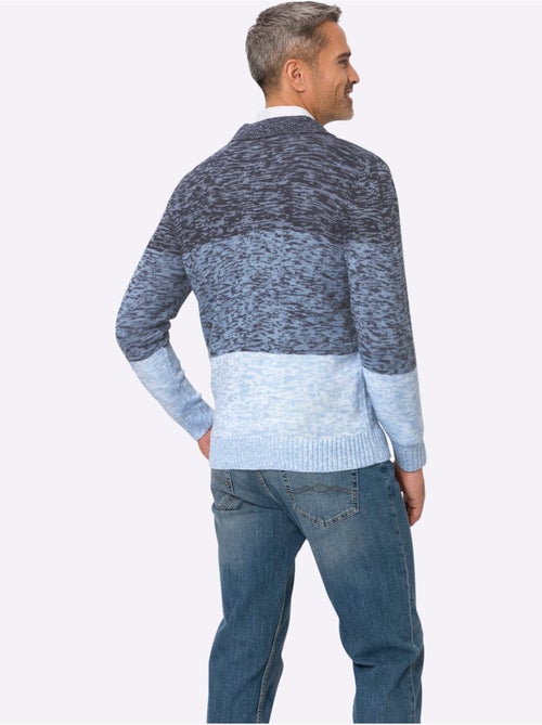 Pull polo col polo avec fermeture à glissière pratique - taille standard - moda vilona - Kiabi