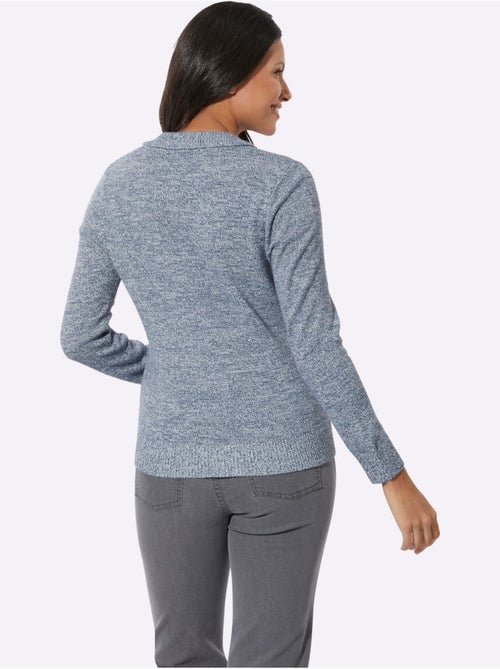 Pull Polo Col Polo Tendance - Taille Standard - Moda Vilona - Kiabi Pull Polo Col Polo Tendance - Taille Standard - Moda Vilona - Kiabi