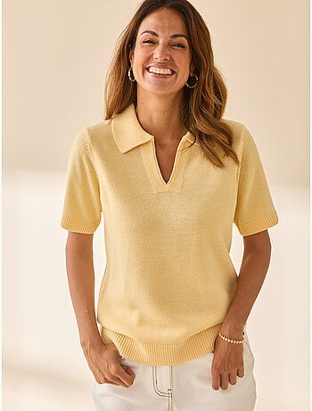 Pull polo manches courtes - DAXON
