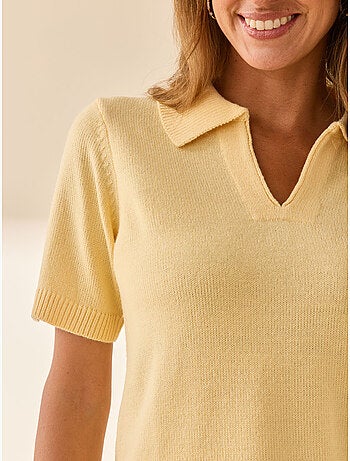 Pull polo manches courtes - DAXON