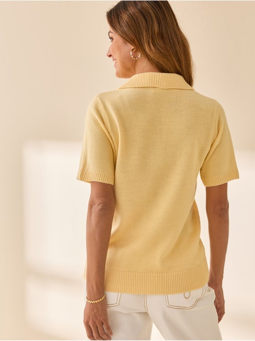 Pull polo manches courtes - DAXON - Kiabi