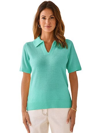Pull polo manches courtes - DAXON