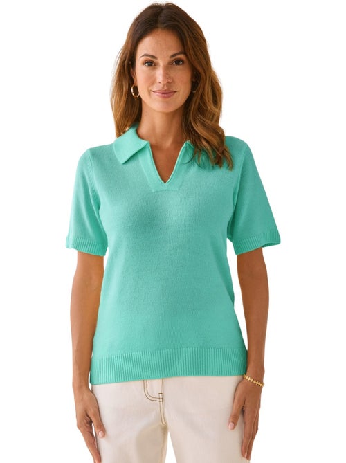 Pull polo manches courtes - DAXON - Kiabi