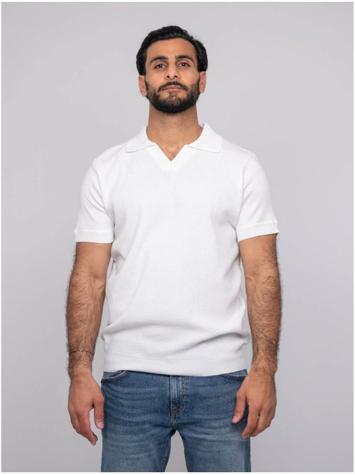 Pull polo manches courtes ACRITIX - Kiabi