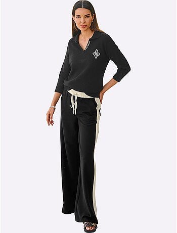 Pull Polo Pur Coton - Taille Standard - Helline