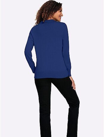 Pull polo pur coton - taille standard - witt