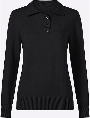 Pull polo pur coton - taille standard - witt