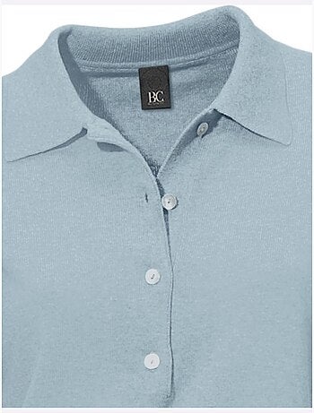 Pull Polo Style Polo Classique Avec Patte De Boutonnage Et Boutons - Taille Standard - Helline