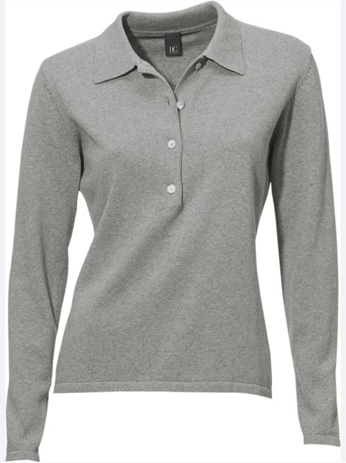 Pull Polo Style Polo Classique Avec Patte De Boutonnage Et Boutons - Taille Standard - helline - Kiabi