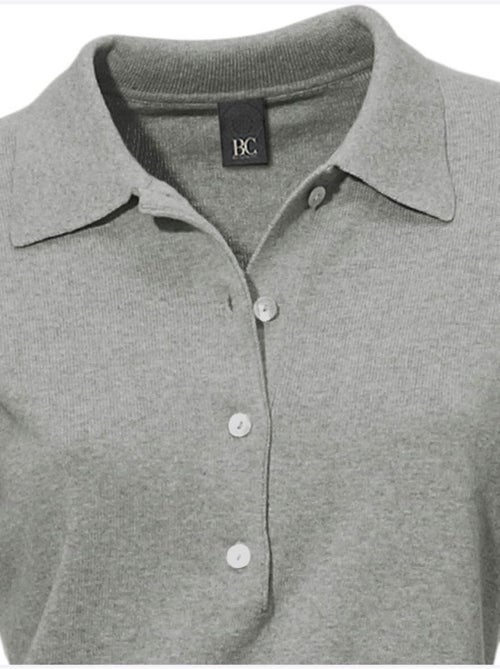 Pull Polo Style Polo Classique Avec Patte De Boutonnage Et Boutons - Taille Standard - helline - Kiabi