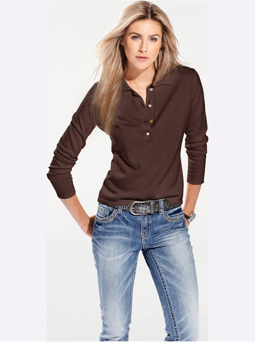 Pull Polo Style Polo Classique Avec Patte De Boutonnage Et Boutons - Taille Standard - Helline - Kiabi Pull Polo Style Polo Classique Avec Patte De Boutonnage Et Boutons - Taille Standard - Helline - Kiabi
