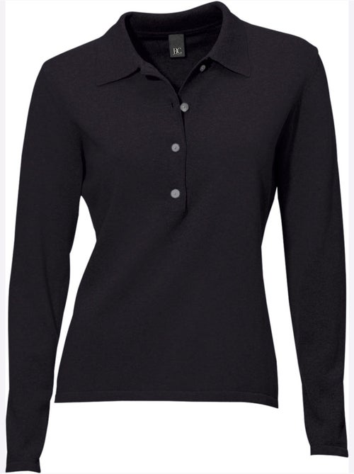 Pull Polo Style Polo Classique Avec Patte De Boutonnage Et Boutons - Taille Standard - helline - Kiabi