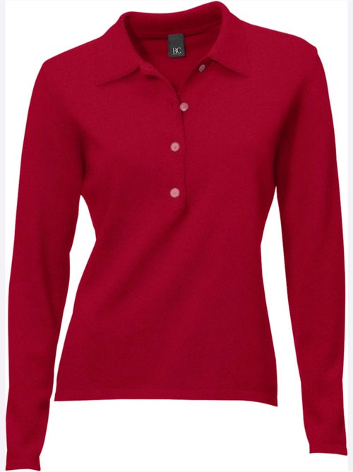Pull Polo Style Polo Classique Avec Patte De Boutonnage Et Boutons - Taille Standard - helline - Kiabi