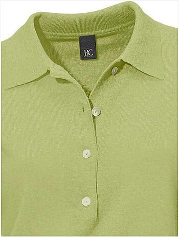Pull Polo Style Polo Classique Avec Patte De Boutonnage Et Boutons - Taille Standard - Helline