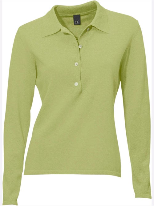 Pull Polo Style Polo Classique Avec Patte De Boutonnage Et Boutons - Taille Standard - helline - Kiabi