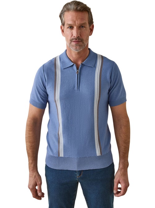 Pull polo zippé homme - DAXON - Kiabi