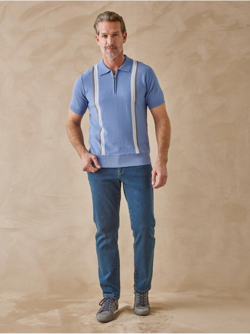 Pull polo zippé homme - DAXON - Kiabi