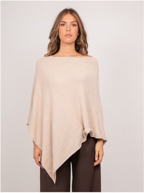 Pull poncho asymétrique maille fine kuvene - Kiabi Pull poncho asymétrique maille fine kuvene - Kiabi