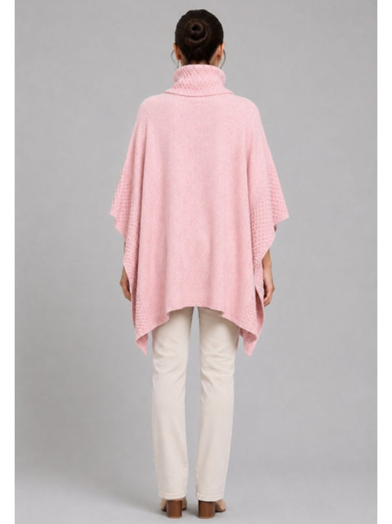 Pull poncho kebello Rose - Kiabi