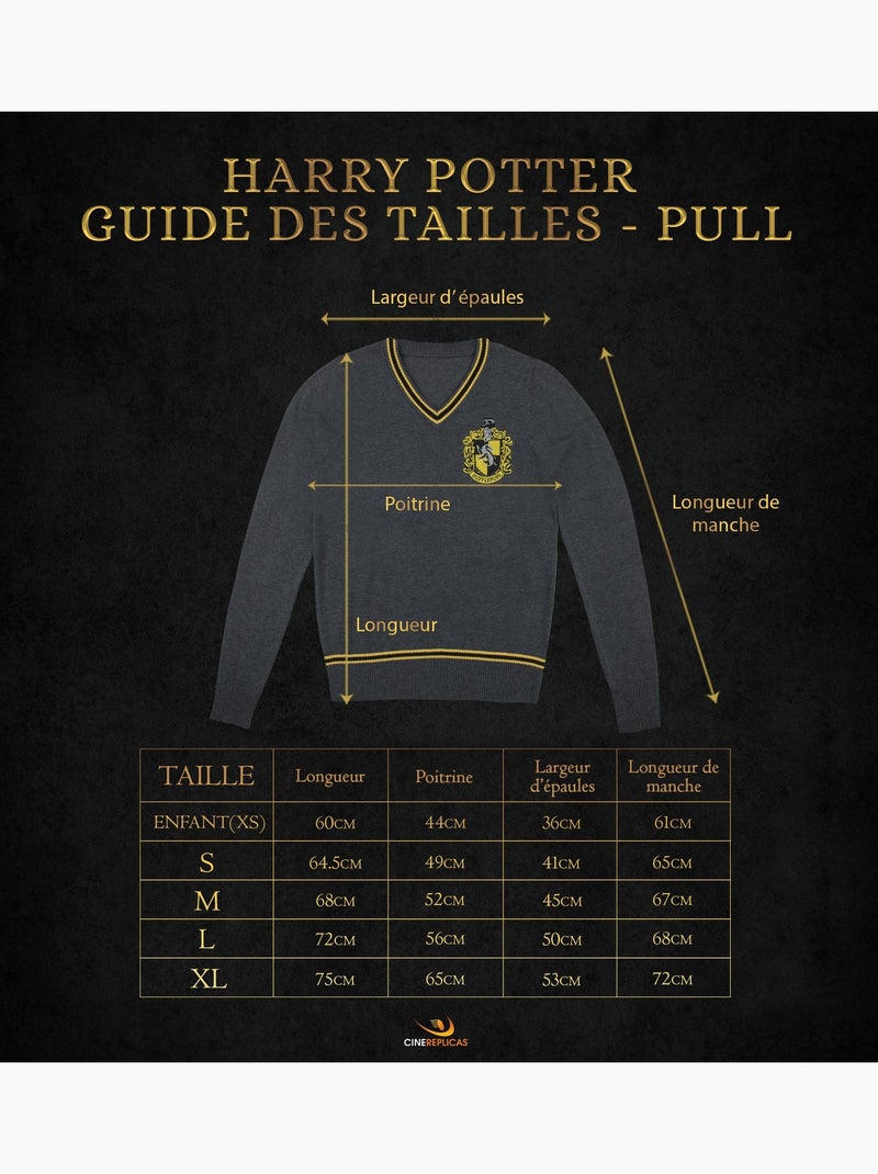 Pull poufsouffle - harry potter Gris - Kiabi