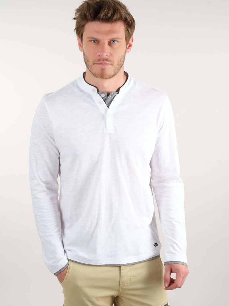 Pull pour homme 'Deeluxe' Blanc - Kiabi